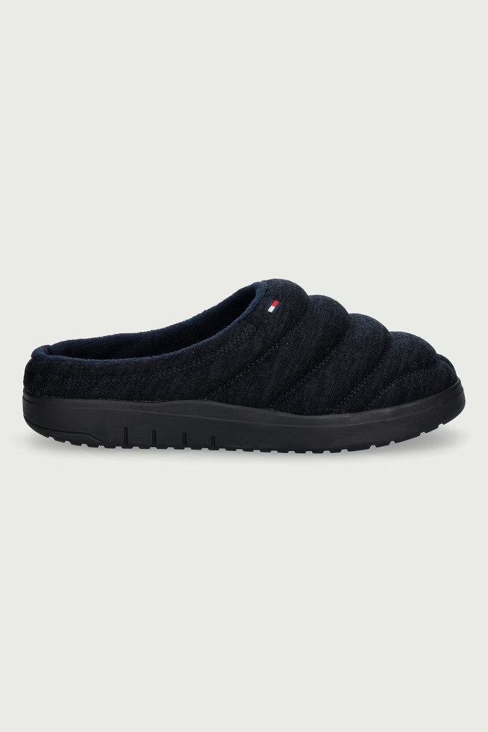 Tommy Hilfiger Kapcie męskie PREMIUM COMFORT HOUSE SHOE FM0FM06014 granatowy AW26
