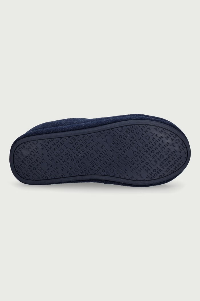 Kapcie męskie FELT HOUSE SHOE Tommy Hilfiger granatowy FM0FM06017