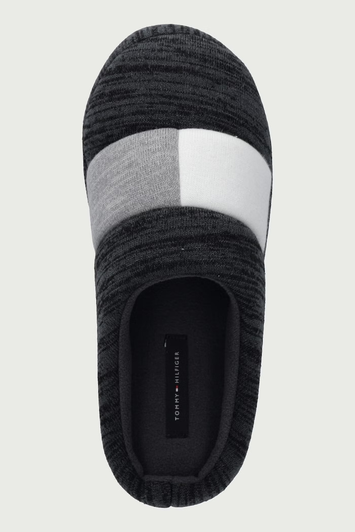 Pantofle pánské FLAG HOUSE SHOE Tommy Hilfiger FM0FM06016 šedá
