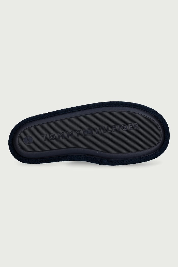 Papuče pánske CORDUROY HOUSE SHOES Tommy Hilfiger tmavomodrá FM0FM06019