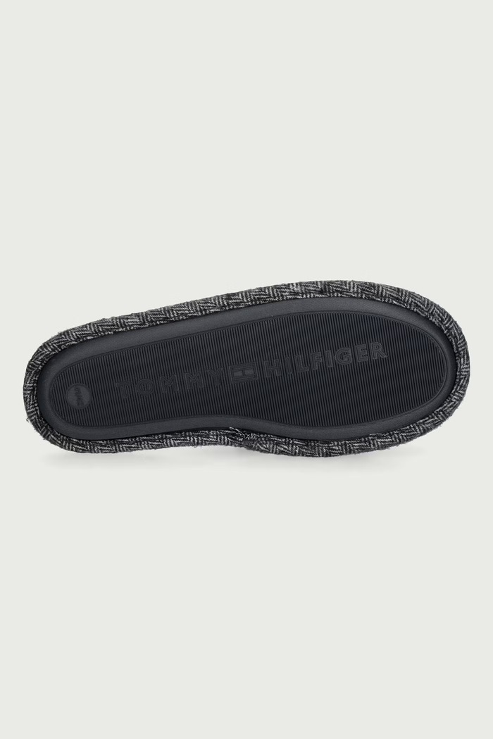 Παντόφλες Ανδρικές HERRINGBONE HOUSE SHOE Tommy Hilfiger γκρί FM0FM06018