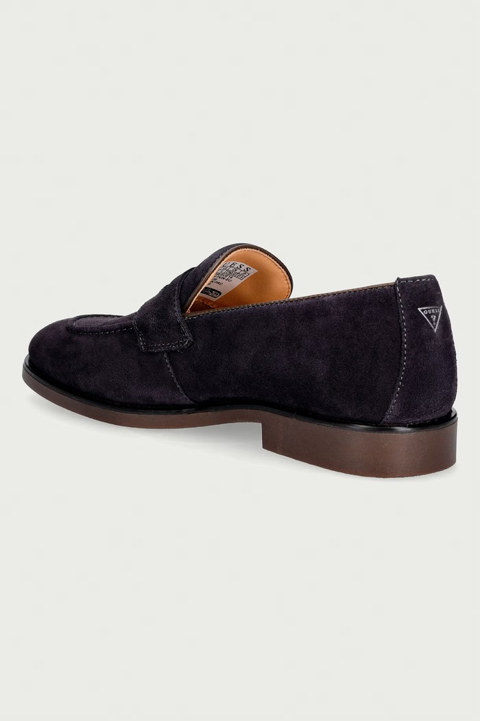 Обувь Guess лоферы для мужчин замшевые DRIFTKIN FMTDRI.SUE14.BLUE тёмно-синий