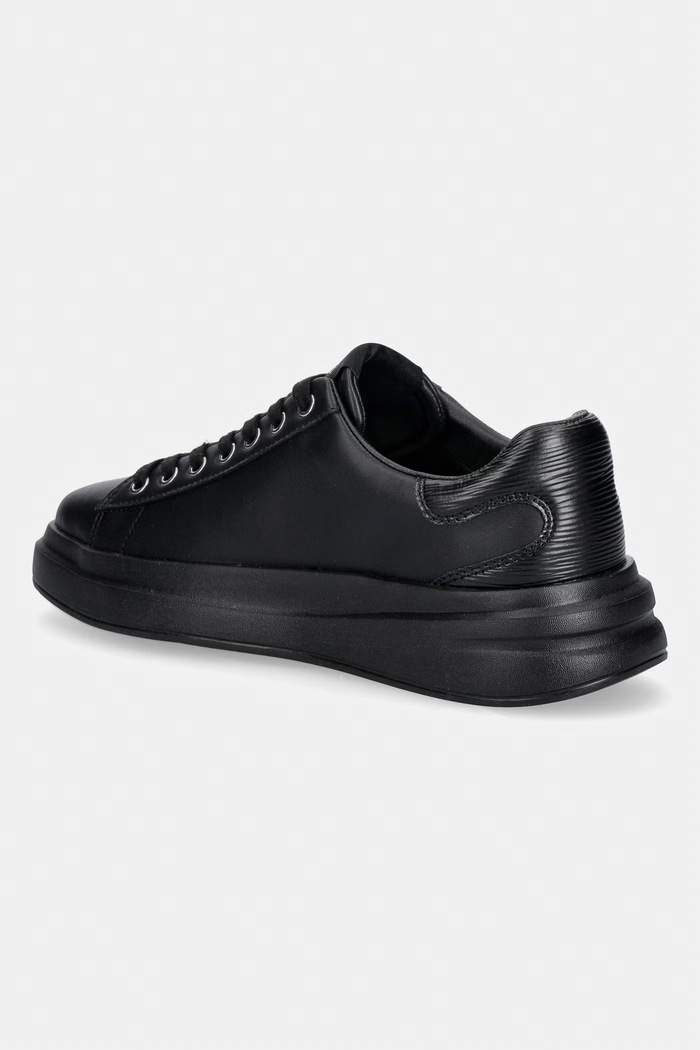 Obuća Guess ELBA6 tenisice za muškarce od kože FMTEL4.LEA12.BLACK crna
