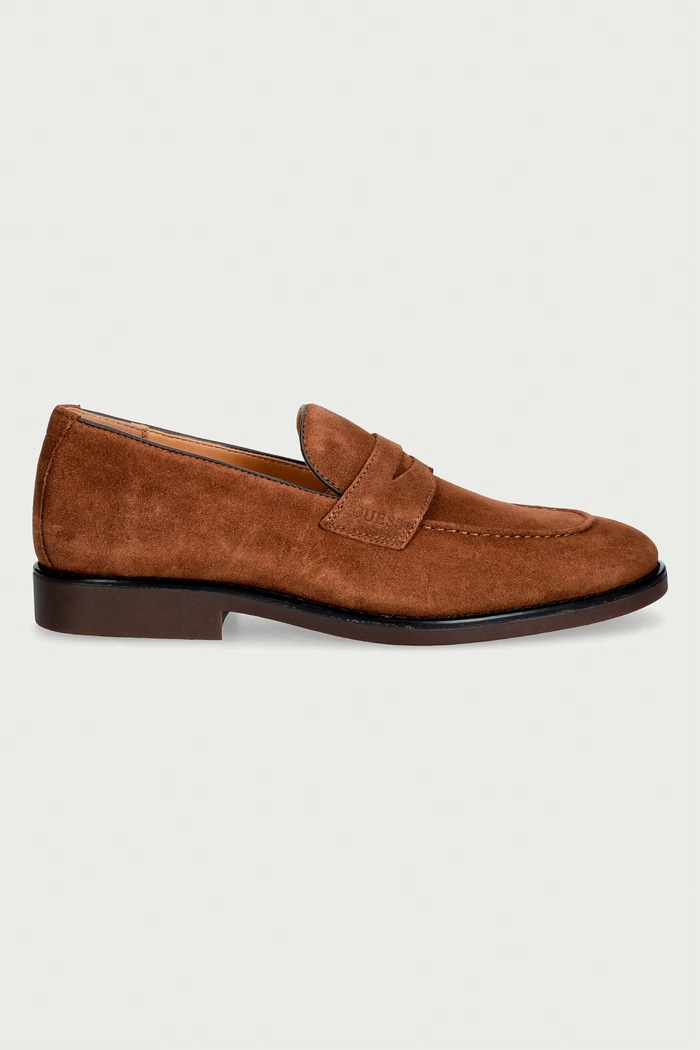 Guess μοκασίνια Ανδρικά σουέτ DRIFTKIN FMTDRI.SUE14.BROWN καφέ AW26