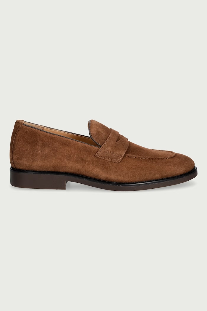Guess Mokasíny pánske semišové DRIFTKIN FMTDRI.SUE14.BROWN hnedá AW26