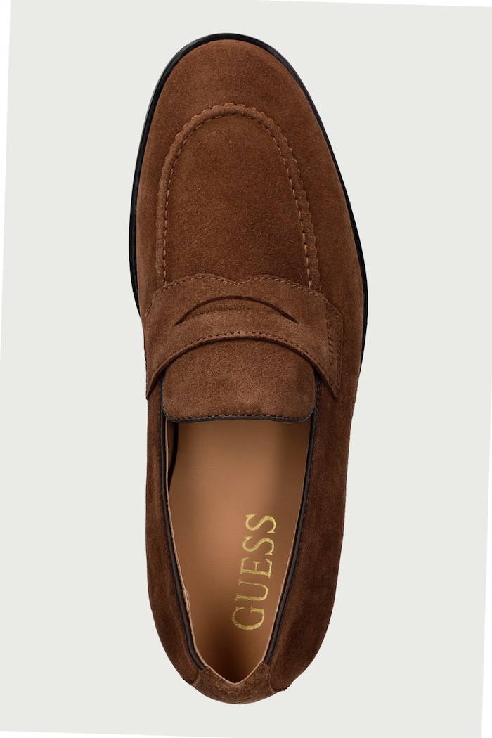 Mokasíny pánske semišové DRIFTKIN Guess FMTDRI.SUE14.BROWN hnedá