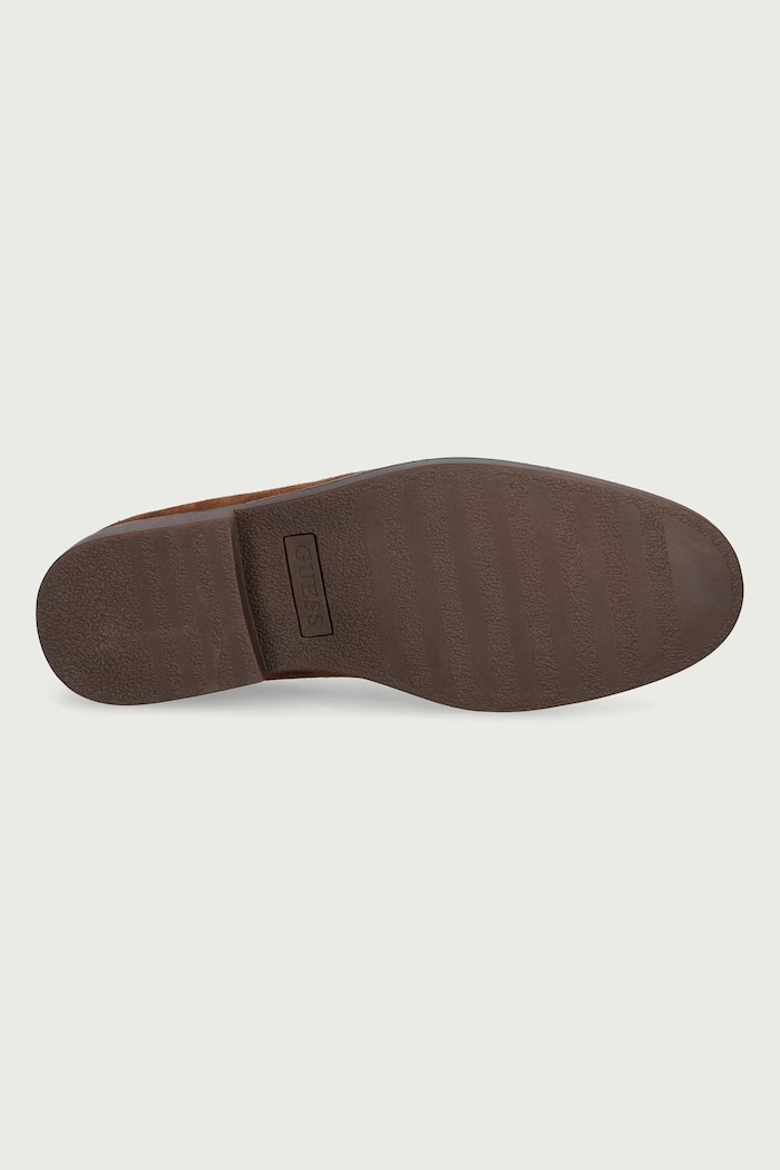 Mokasíny pánske semišové DRIFTKIN Guess hnedá FMTDRI.SUE14.BROWN