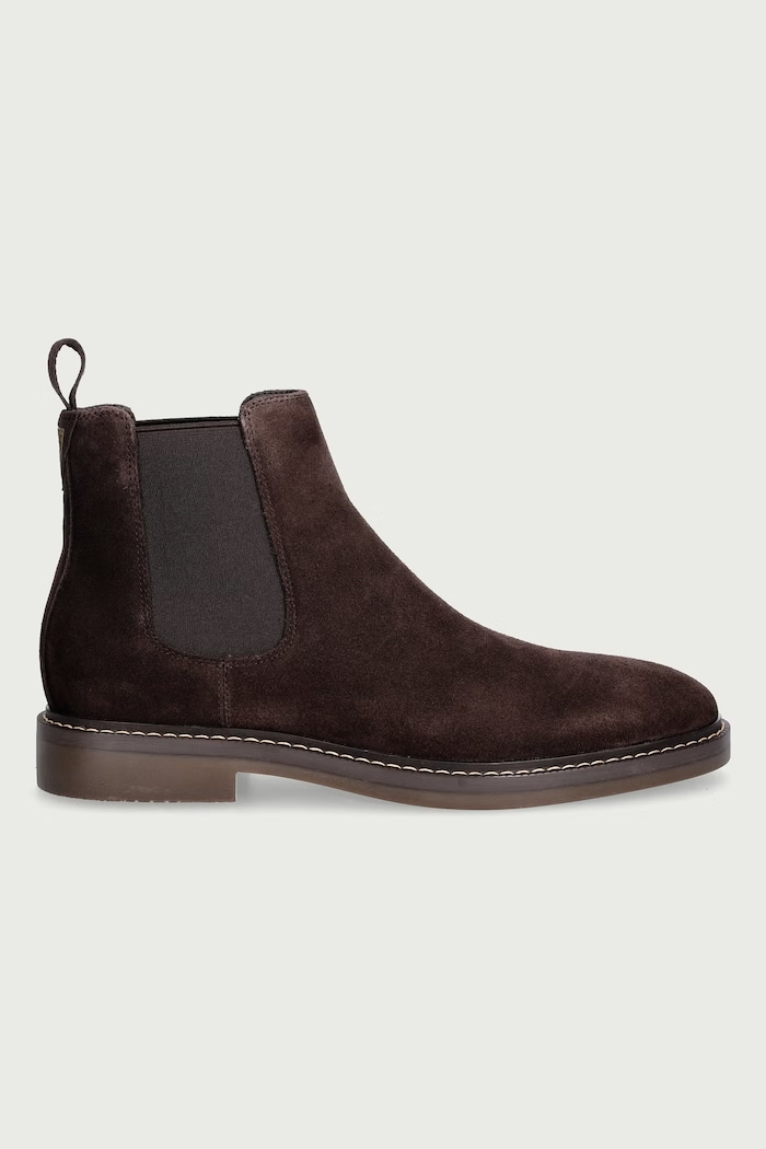 Guess Sztyblety męskie zamszowe DOVA FMTDOV.SUE10.BROWN brązowy AW26