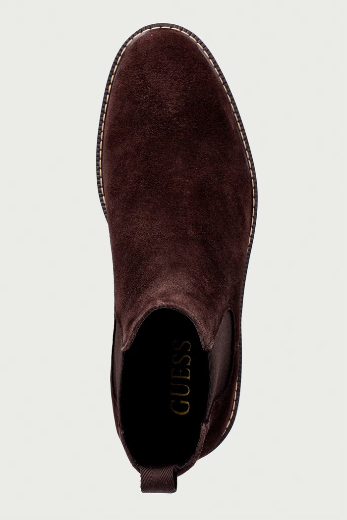 Guess μπότες τσέλσι ανδρικές σουέτ DOVA καφέ FMTDOV.SUE10.BROWN