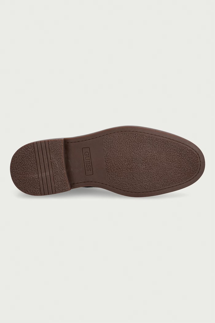 Guess μπότες τσέλσι ανδρικές σουέτ DOVA FMTDOV.SUE10.BROWN καφέ