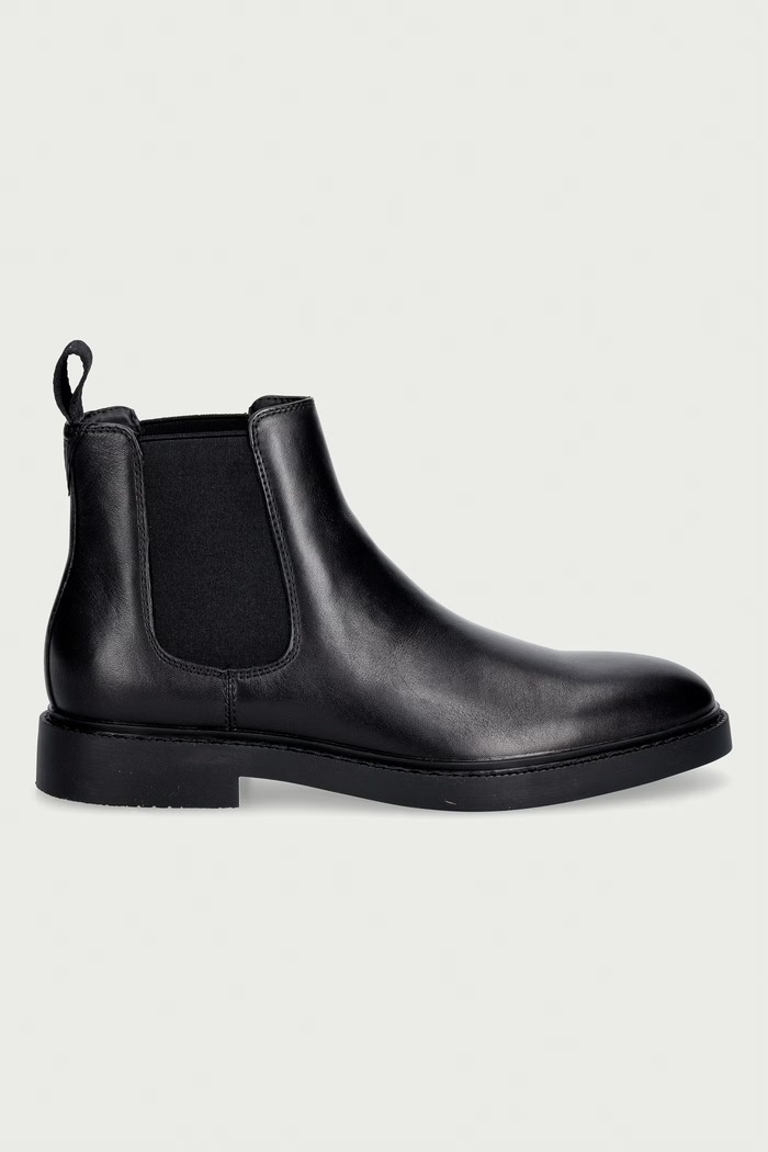 Guess čizme za muškarce od kože DOVA FMTDOV.LEA10.BLACK crna AW26