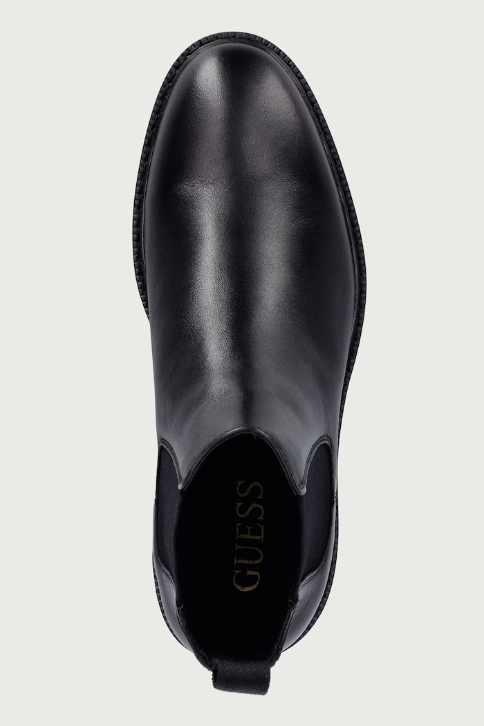 Sztyblety męskie skórzane DOVA Guess FMTDOV.LEA10.BLACK czarny