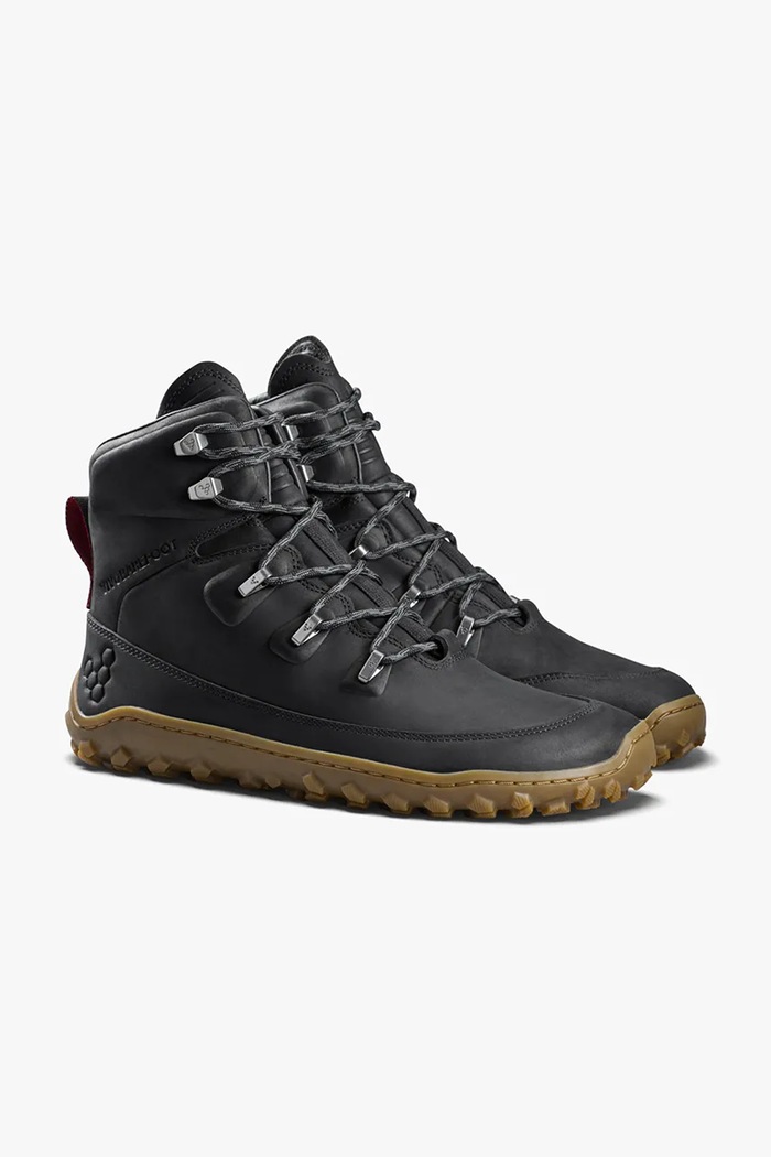 Vivobarefoot Buty trekkingowe męskie TRACKER LEATHER AT II 309622 czarny AW26