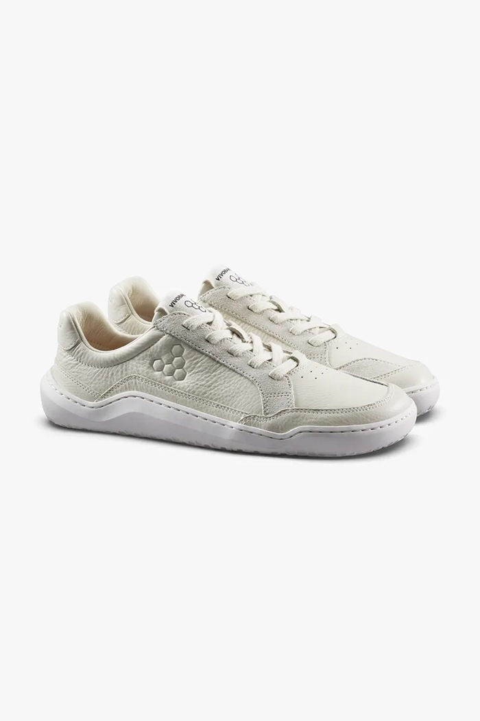 Vivobarefoot GOBI III SNEAKER LEATHER sneakersy męskie skórzane 309123 biały AW26