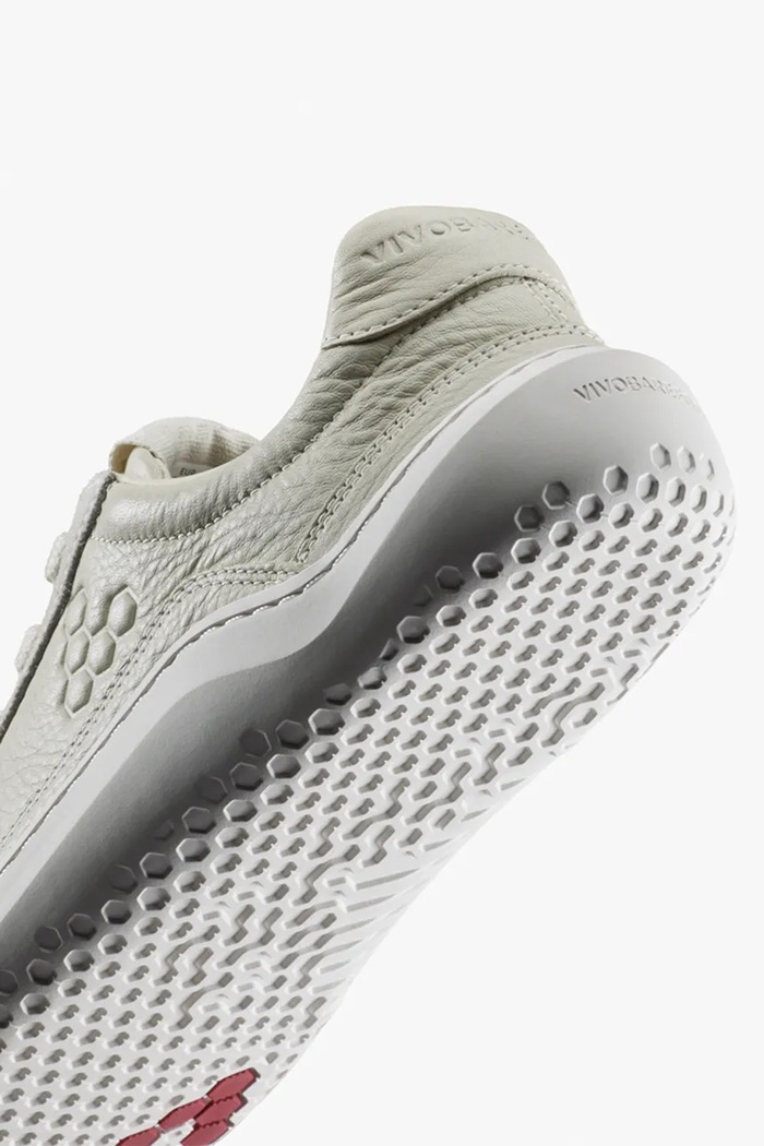 GOBI III SNEAKER LEATHER sneakersy męskie skórzane Vivobarefoot biały 309123