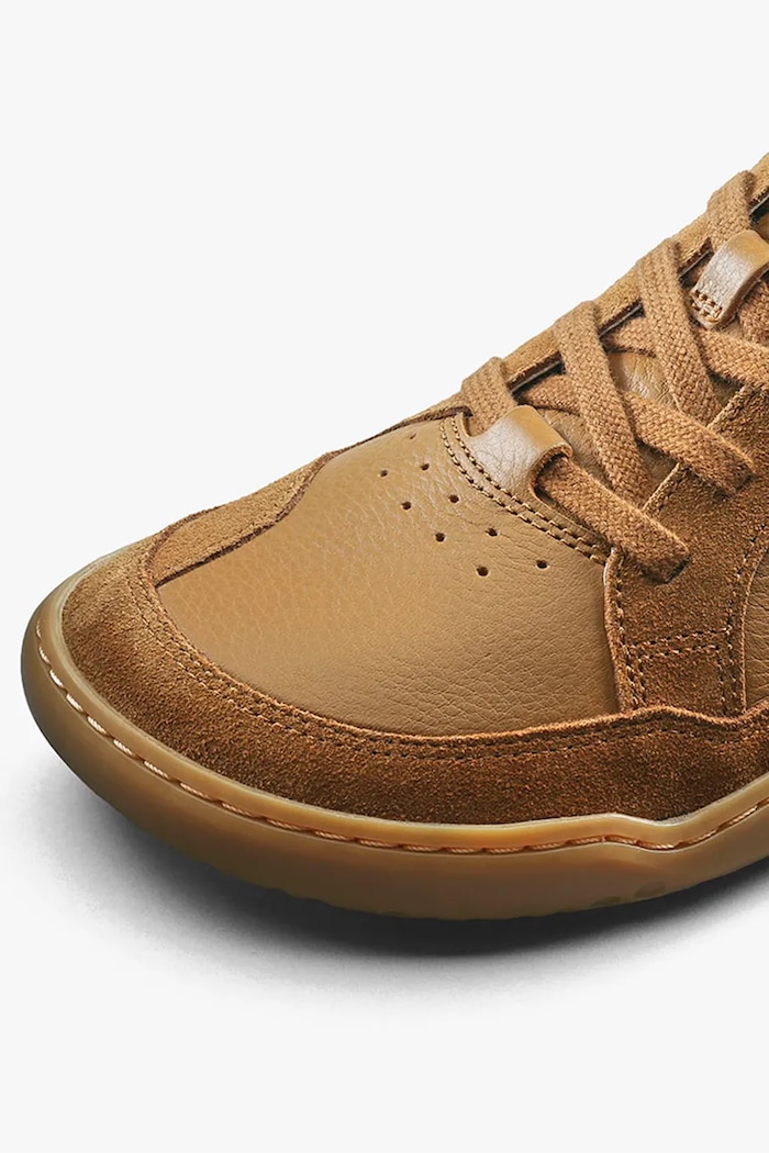 GOBI III SNEAKER LEATHER sneakersy męskie skórzane Vivobarefoot brązowy 309123