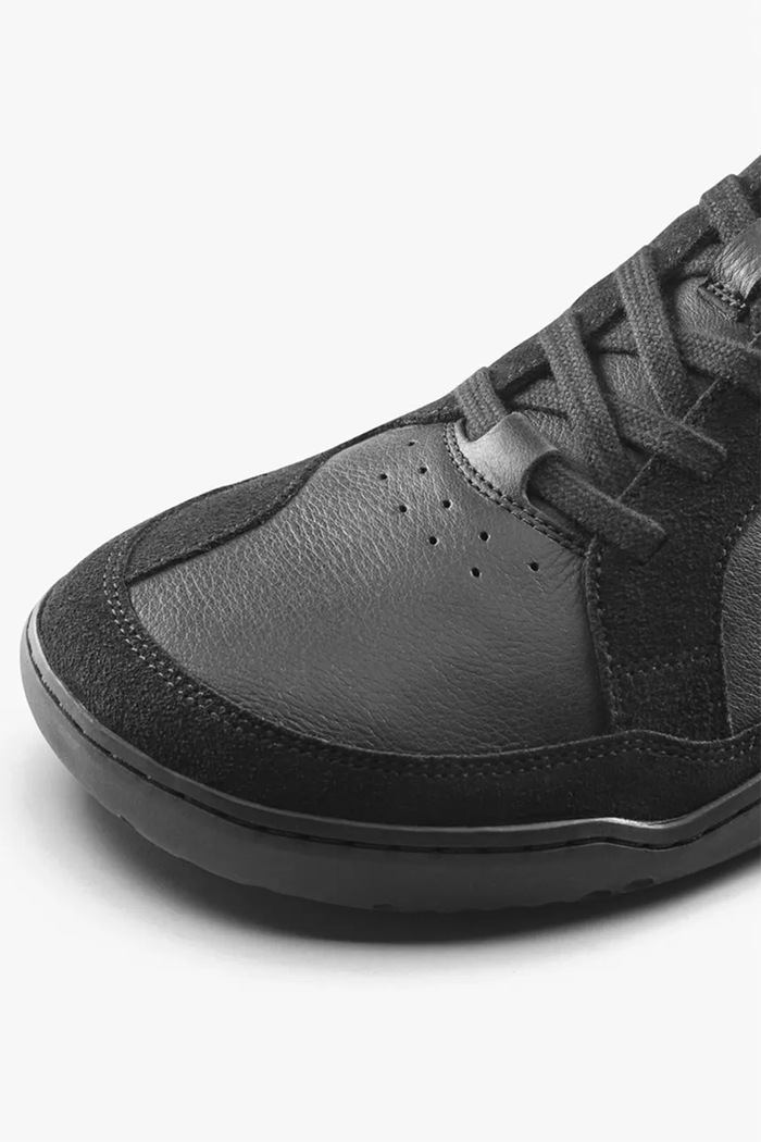 GOBI III SNEAKER LEATHER sneakersy męskie skórzane Vivobarefoot czarny 309123