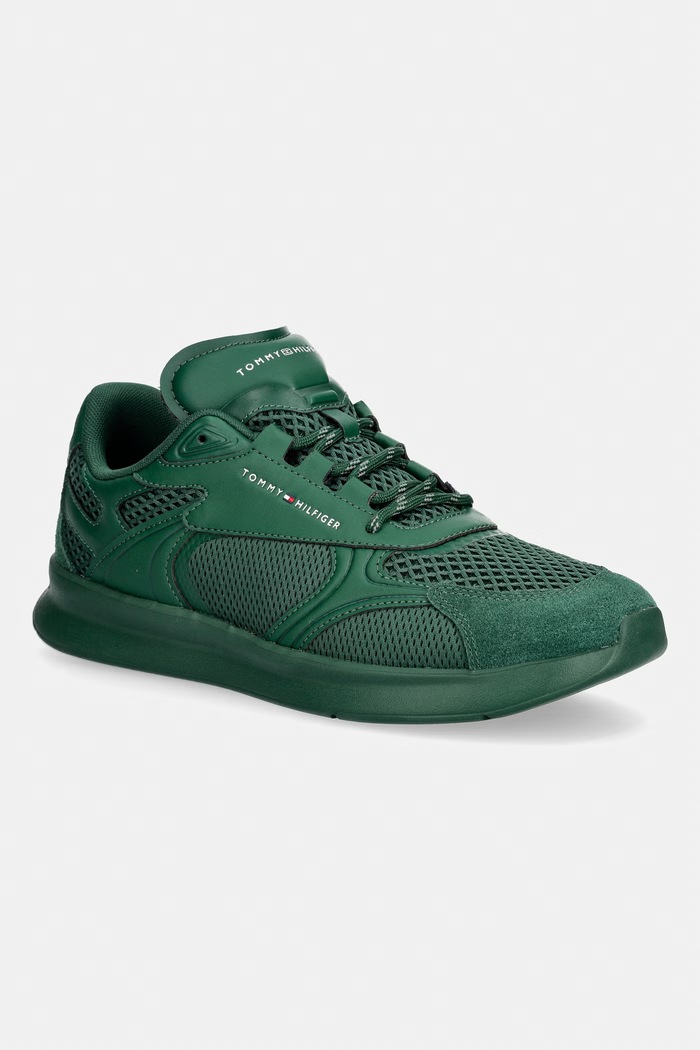 Tommy Hilfiger LIGHTWEIGHT RUNNER MONOCOLOR tenisice za muškarce zelena FM0FM05928