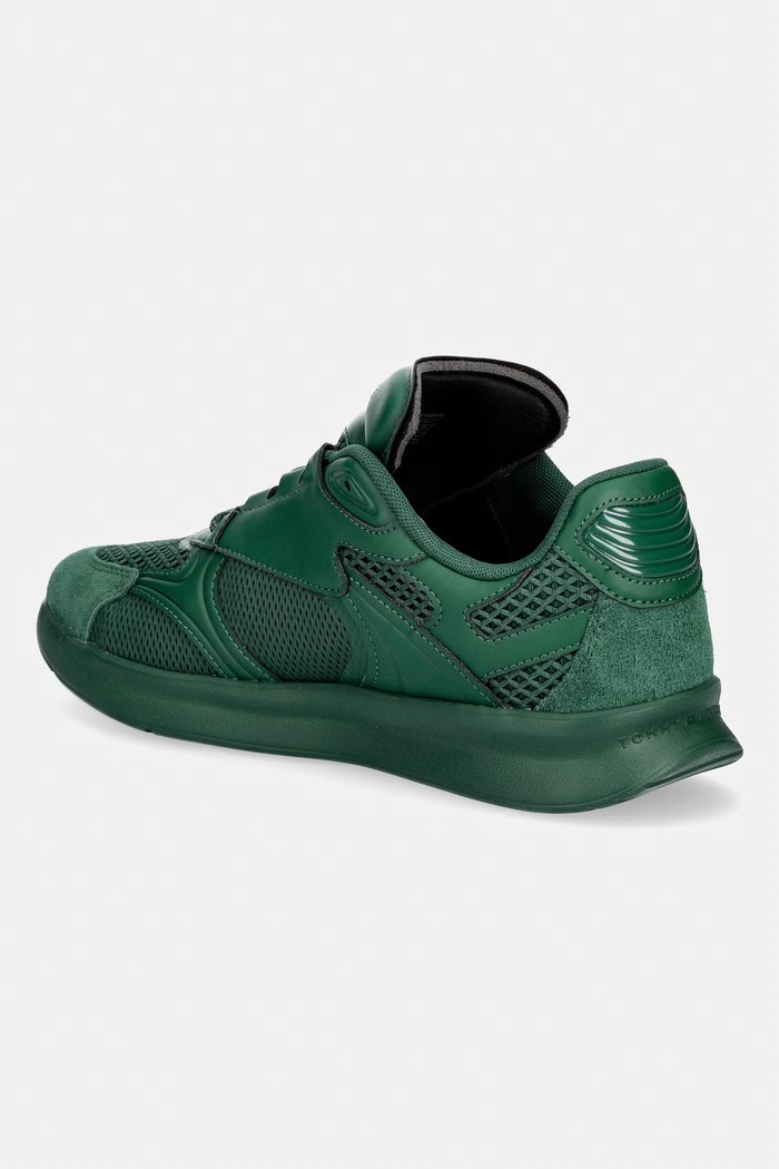 Obuća Tommy Hilfiger LIGHTWEIGHT RUNNER MONOCOLOR tenisice za muškarce FM0FM05928 zelena