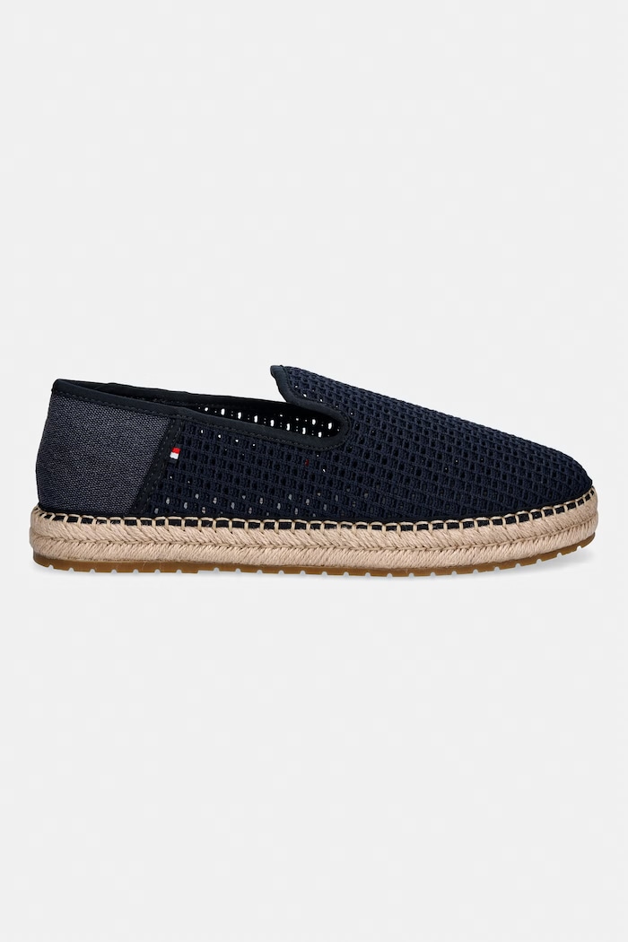 Tommy Hilfiger espadryle męskie FLEX HILFIGER KNIT ESPADRILLE FM0FM05894 granatowy AW26