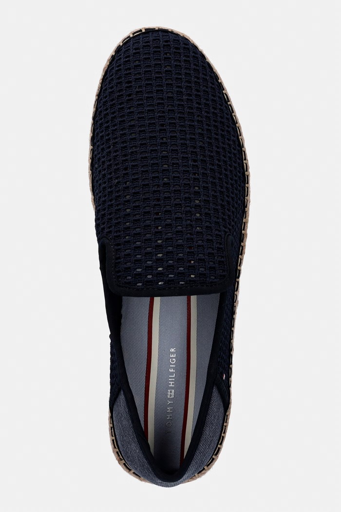 Tommy Hilfiger espadryle męskie FLEX HILFIGER KNIT ESPADRILLE granatowy FM0FM05894