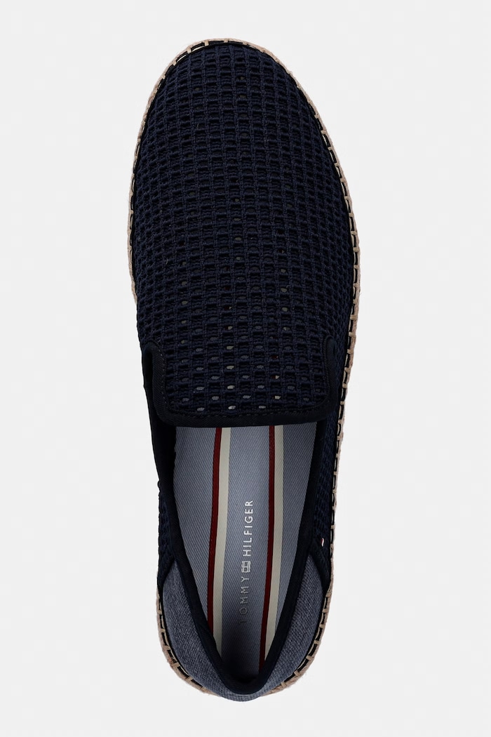 Tommy Hilfiger espadryle męskie FLEX HILFIGER KNIT ESPADRILLE granatowy FM0FM05894