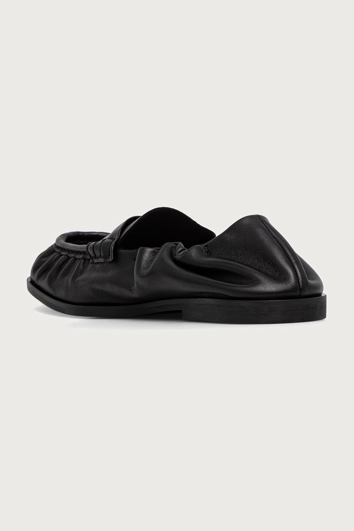 Obuća Kenzo Mokasinke za muškarce od kože Loafer FG65LO410L79.99 crna
