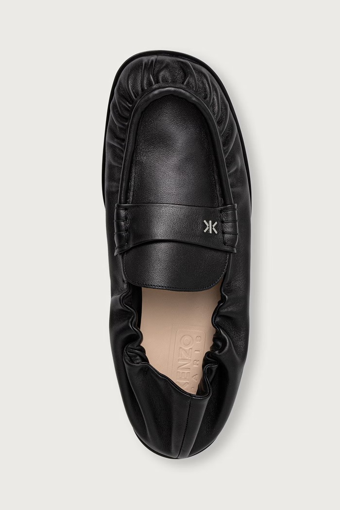 Mokasinke za muškarce od kože Loafer Kenzo FG65LO410L79.99 crna