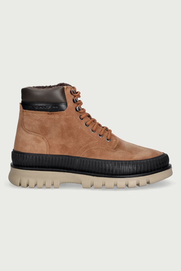 Gant Gležnjače za muškarce od brušene kože Nebrada 33643490.G384 smeđa AW26
