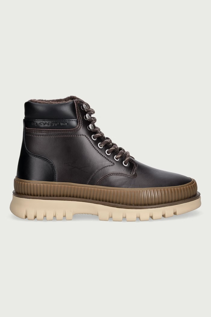 Gant Turistické topánky pánske kožené Nebrada 33641489.G46 hnedá AW26