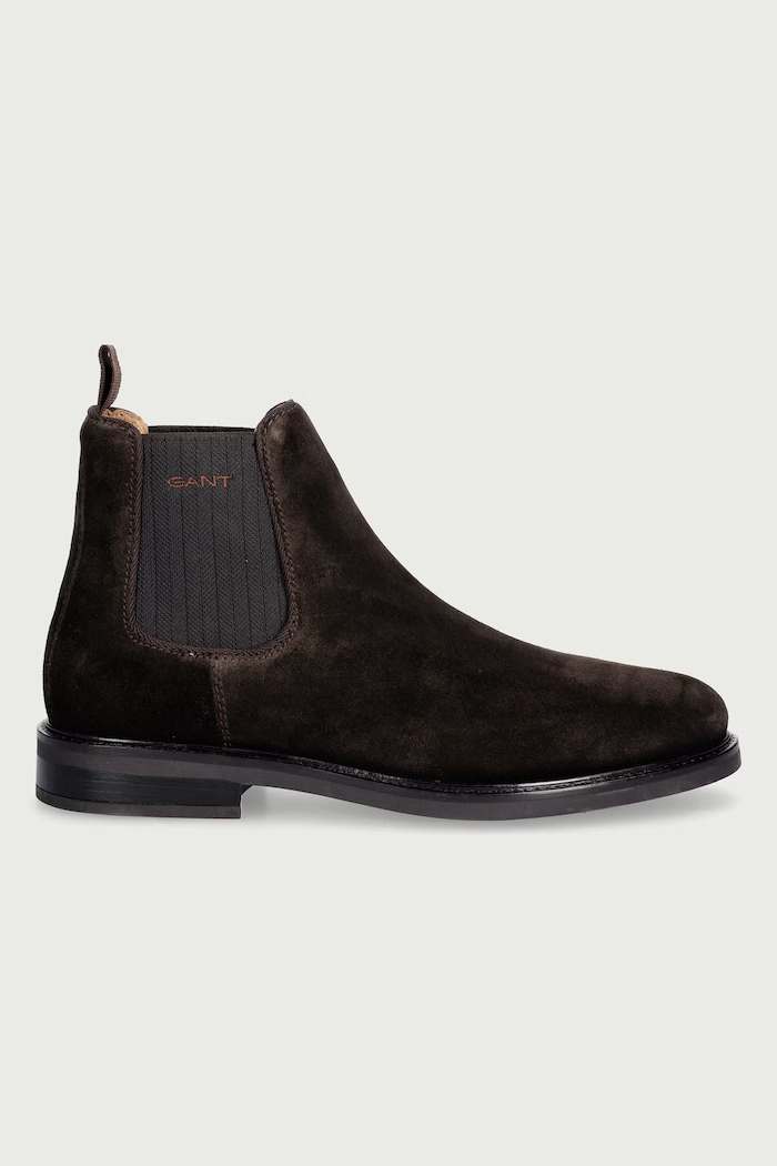 Gant Sztyblety męskie zamszowe St Fairkon 33653464.G399 brązowy AW26