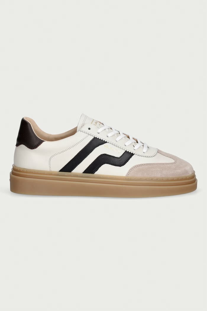 Gant Cuzmoon sneakersy męskie skórzane 33631377.G961 beżowy AW26