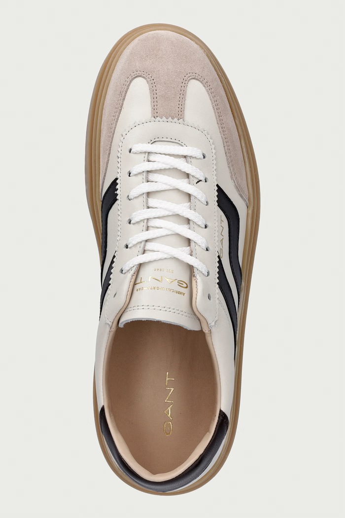 Gant Cuzmoon sneakersy męskie skórzane beżowy 33631377.G961