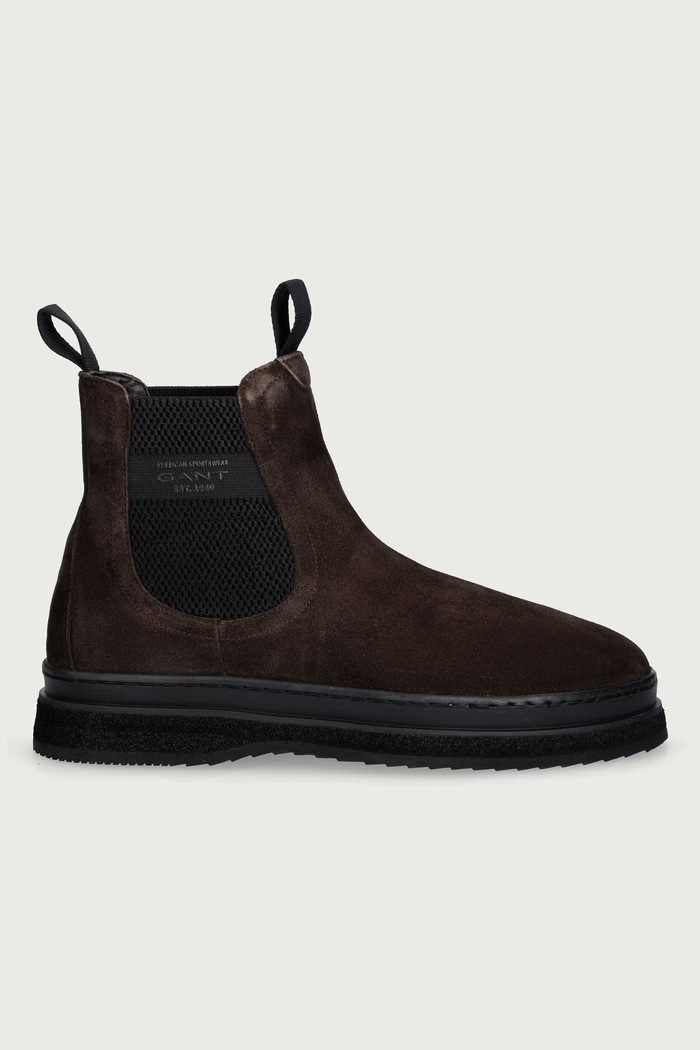 Gant Chelsea čižmy pánske semišové Blistown 33653480.G399 hnedá AW26