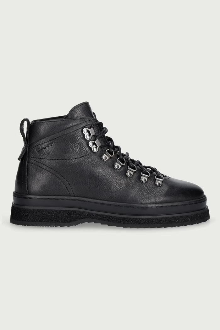 Gant Topánky pánske kožené Blistown 33641472.G00 čierna AW26