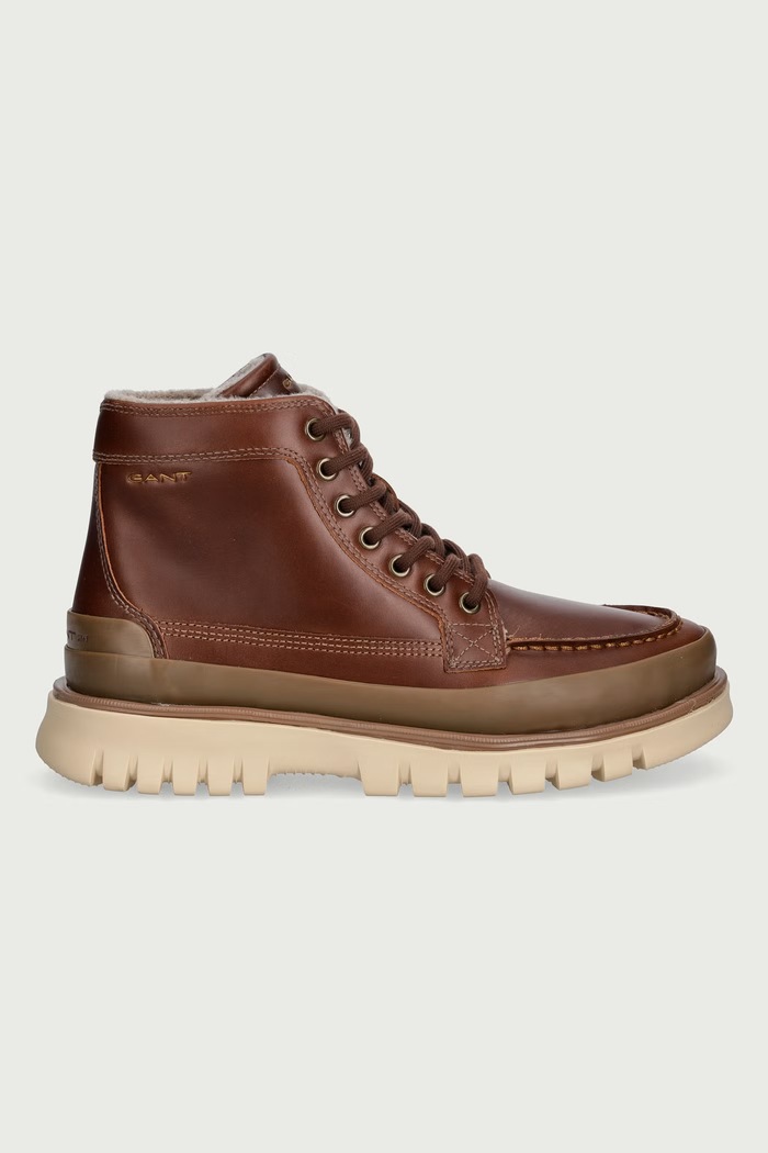 Gant Παπούτσια Ανδρικά δερμάτινα Nebrada 33641487.G45 καφέ AW26