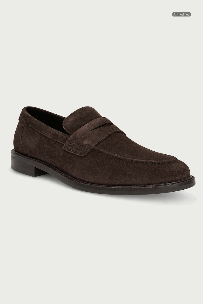 Gant Mokasyny męskie zamszowe Lozham brązowy 33673384.G46
