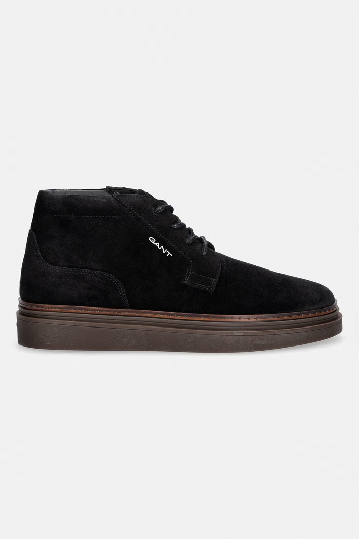 Gant παπούτσια Ανδρικά σουέτ Kinzoon 33643383.G00 μαύρο AW26