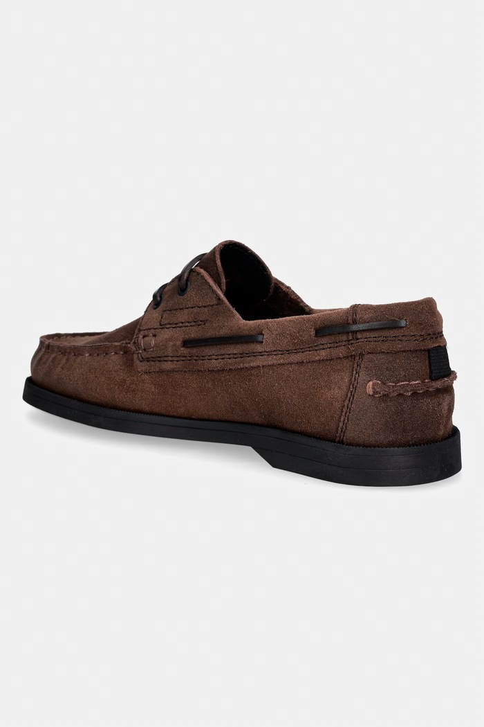 Обувки Gant мокасини мъжки от велур Yardport 33633403.G46 кафяв