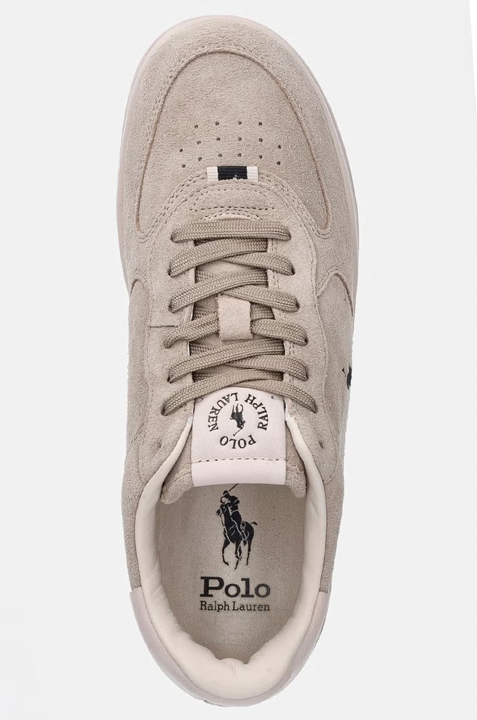 Polo Ralph Lauren Mastr Ct Rib sneakersy męskie zamszowe beżowy 809P13085003.101