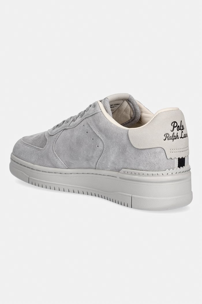 Obuwie Polo Ralph Lauren Mastr Ct Rib sneakersy męskie zamszowe 809P13085002.020 szary