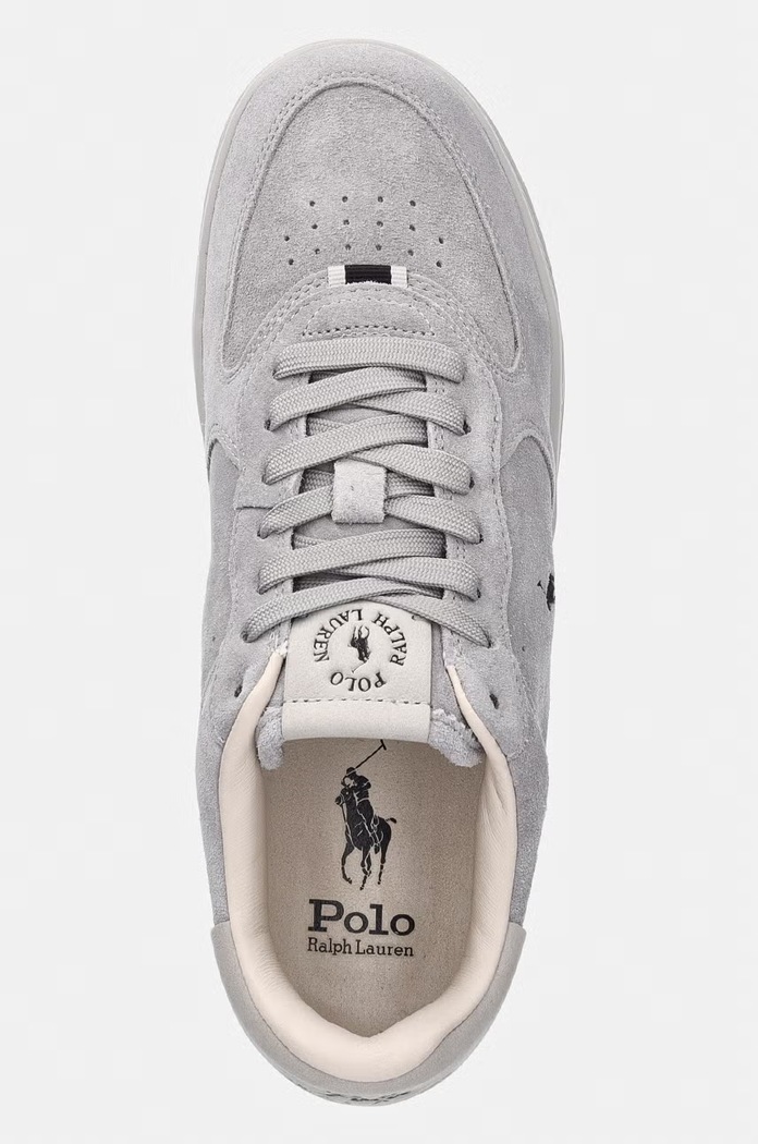 Polo Ralph Lauren Mastr Ct Rib sneakersy męskie zamszowe szary 809P13085002.020