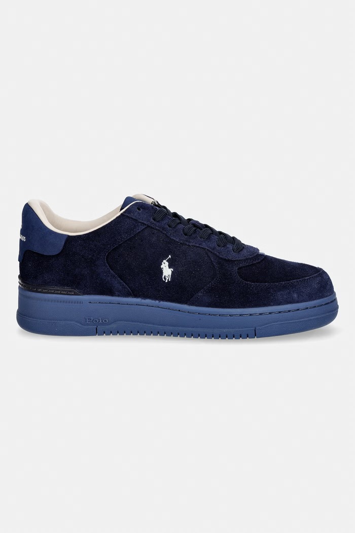 Polo Ralph Lauren Mastr Ct Rib маратонки мъжки от велур 809P13085001.410 тъмносин AW26