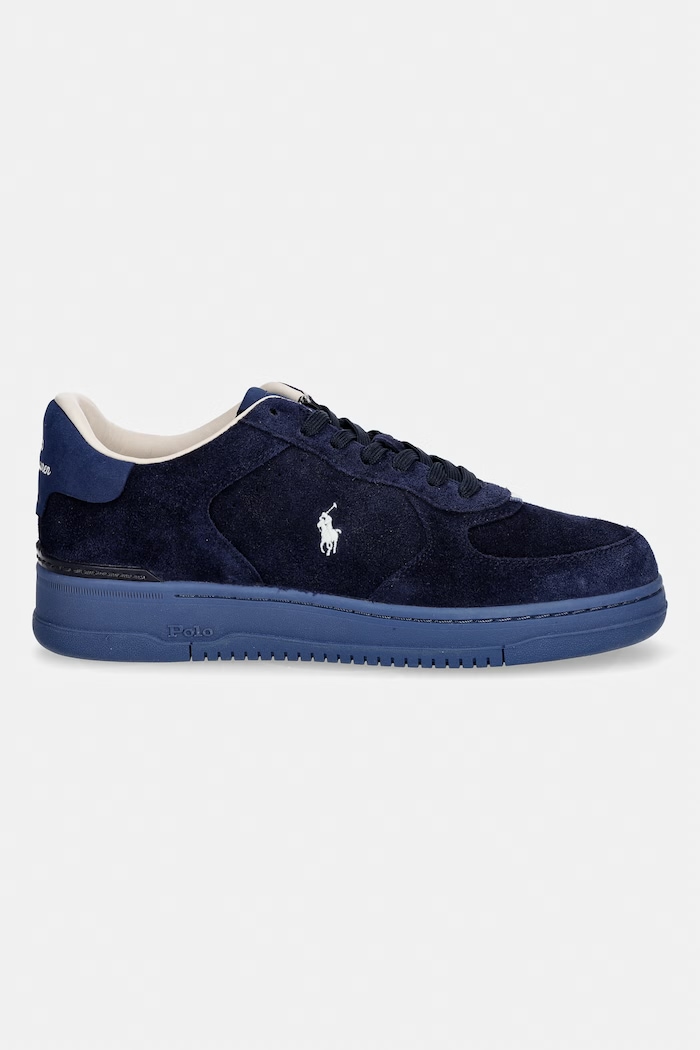 Polo Ralph Lauren Mastr Ct Rib маратонки мъжки от велур 809P13085001.410 тъмносин AW26