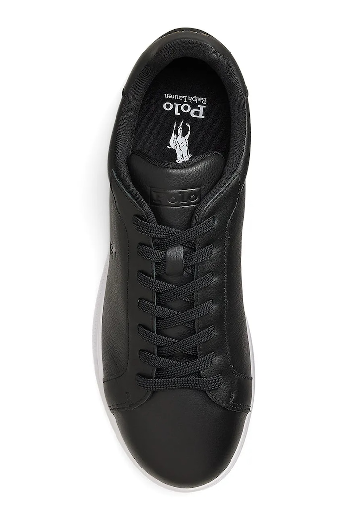 Obuv Polo Ralph Lauren Hrt Crt Sig sneakers pánske kožené 809P13083002.001 čierna