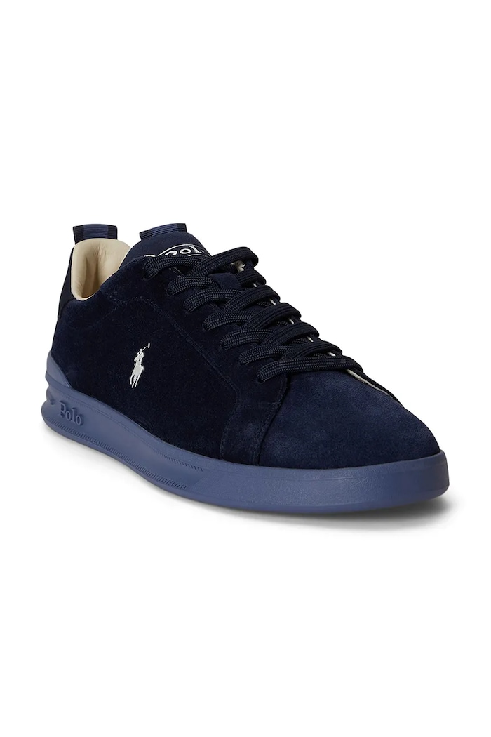 Polo Ralph Lauren Hrt Crt Rib tenisky pánske kožené 809P13080001.410 tmavomodrá AW26