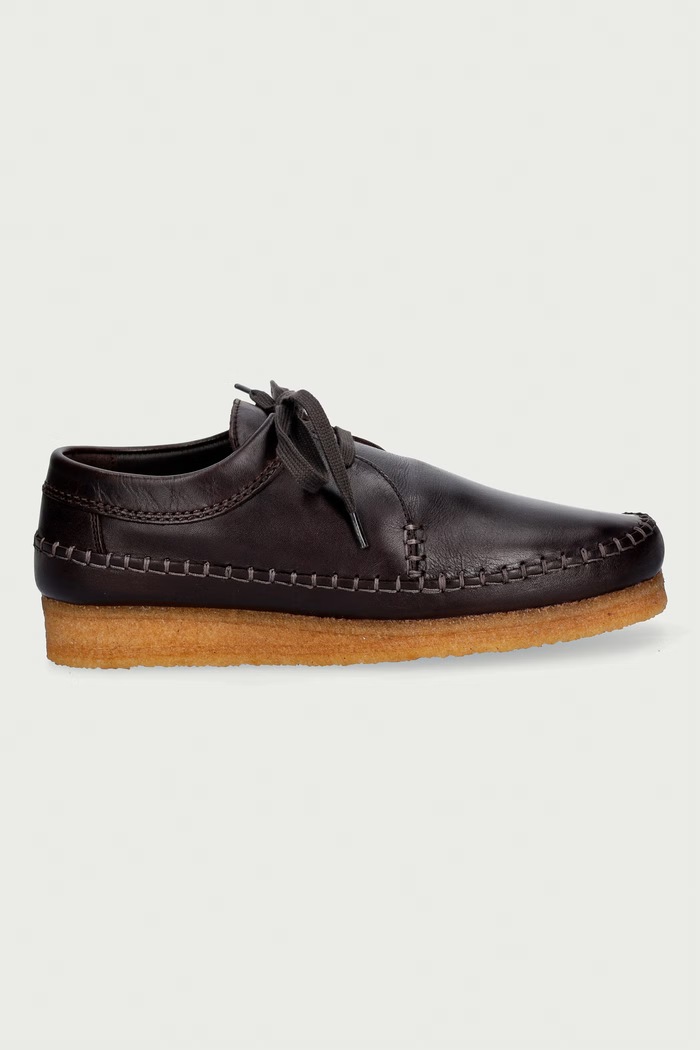 A.P.C. X CLARKS cipele od kože PXCEL.M53004 smeđa AW26