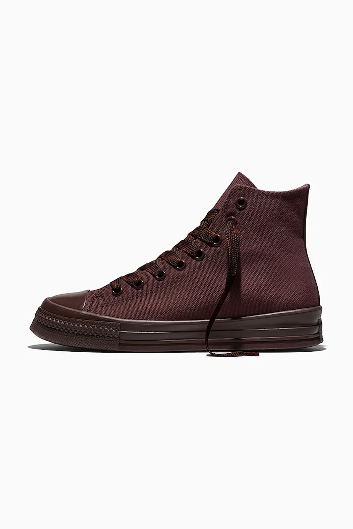 Obuwie Converse Chuck Taylor Throwback Hi trampki A23947C brązowy