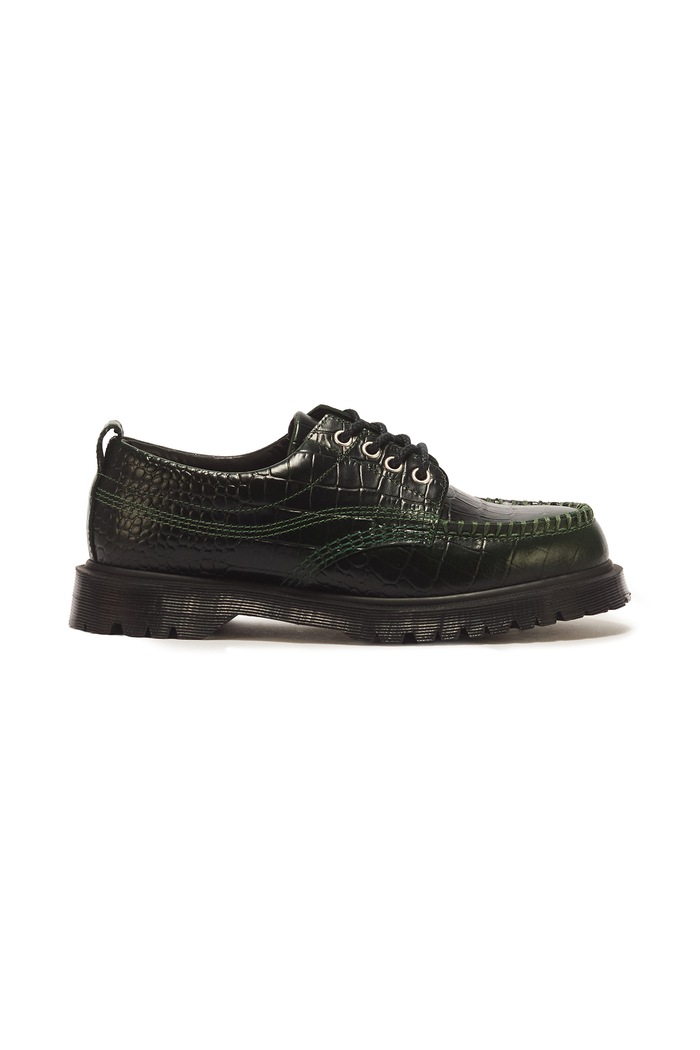 Dr. Martens Lowell półbuty skórzane zielony DM43578300
