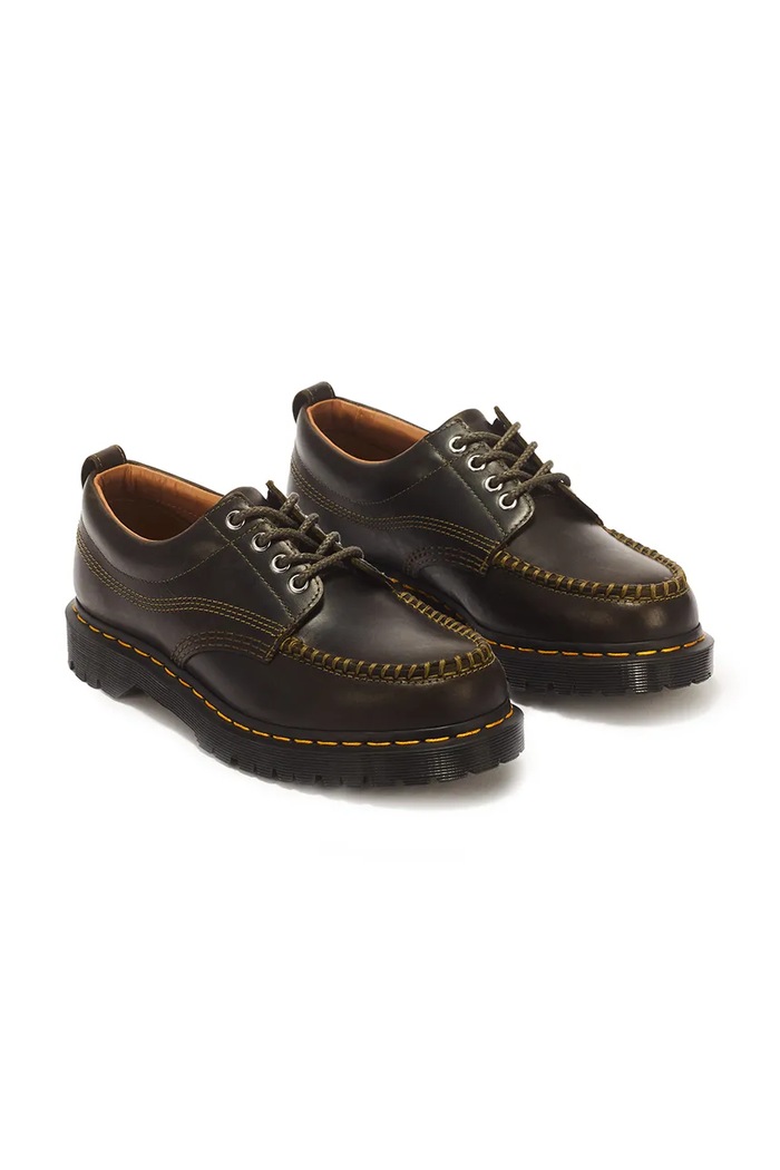 Dr. Martens Mokasyny skórzane Lowell DM43321300 zielony AW26